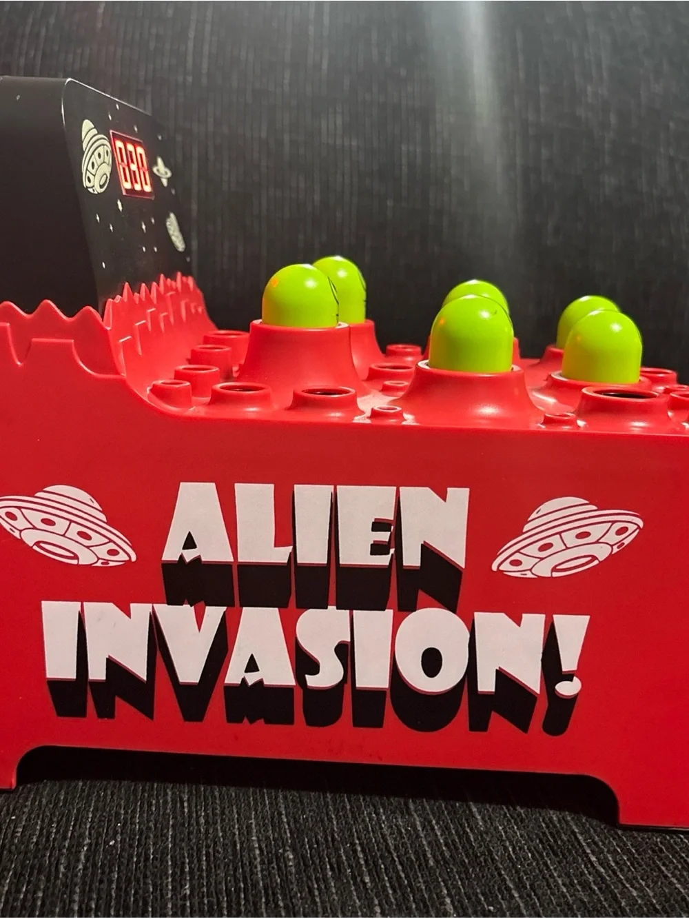 Classic Whack-a-Monster Game - Red & Green